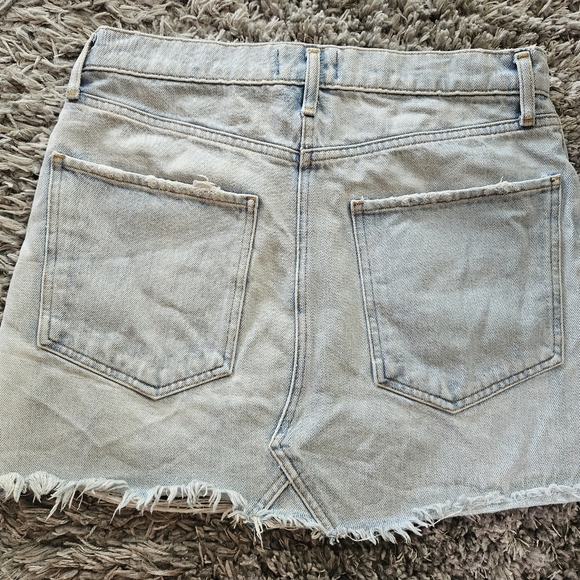 Agolde distressed jean skirt - Picture 4 of 6